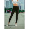 Penciljeans med hög midja - stretch lycra - Slim