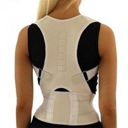 Ortopediskt ryggstödsbälte - hållningskorrigering - ryggkorrigerare med magneter