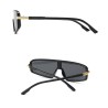 Cat eye-solglasögon - oversized - platt topp i ett stycke - UV400 - unisex