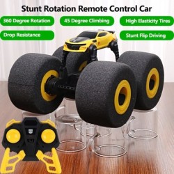 Elektrisk RC-bil - elastiska stora svampdäck - 360 graders rotation - leksak
