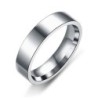 Klassisk ring - rostfritt stål - unisex