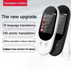 Smart översättare - omedelbar röst-/fotoskanning - pekskärm - WiFi - flera språk