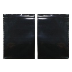 Återförslutningsbara plastpåsar - påsar - värmeförsegling - svart - 7 * 10 cm - 100 stycken
