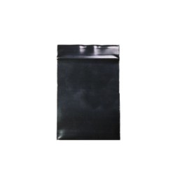 Återförslutningsbara plastpåsar - påsar - värmeförsegling - svart - 7 * 10 cm - 100 stycken