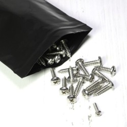 Reclosable plastic bags - pouches - heat sealing - black - 16 * 24 cm - 100 piecesStorage Bags