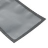 Återförslutningsbara plastpåsar - mattsvart / klar - 7,5 * 13 cm - 100 stycken