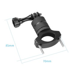 Bicycle / motorcycle handlebar mount - metal clamp - camera holder - 360 swivel - for GoPro camerasMounts