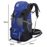 Camping / sport vattentät ryggsäck - stor kapacitet - 50L