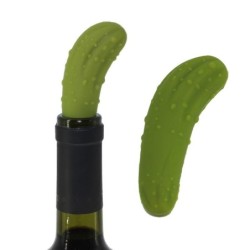 Silicone bottle stopper - cucumber shapeBar supply