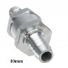Bränsleventil back i aluminium enkelriktad - bensin diesel vattenolja - 6mm/8mm/10mm/12mm