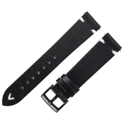 Leather watch strap - with metal buckleWatches