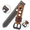 Elegant klockarmband - med metallspänne - äkta läder