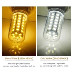 LED-lampa - hembelysning - E27 - E14 - 220V