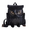 Waterproof leather backpack - with owl patternBackpacks