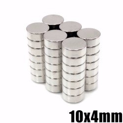 N35 - neodymium magnet - strong round disc - 10mm * 4mmN35