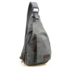 Herrryggsäck i canvas - axel-/crossbodyväska