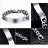 Stainless steel bracelet - Jesus / crossBracelets