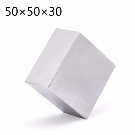 N52 - neodymmagnet - fyrkantigt block - 50 * 50 * 30mm