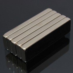 N52 - neodymmagnet - starkt block - 40 * 10 * 4mm - 5 stycken