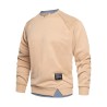 Klassisk sweatshirt - o-ringad tröja - falska två delar