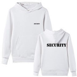 Stylish hoodie - fleece jacket - with pockets - SECURITY letteringHoodies & Sweatshirt