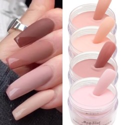 Acrylic nail powder - light pink dustNail polish