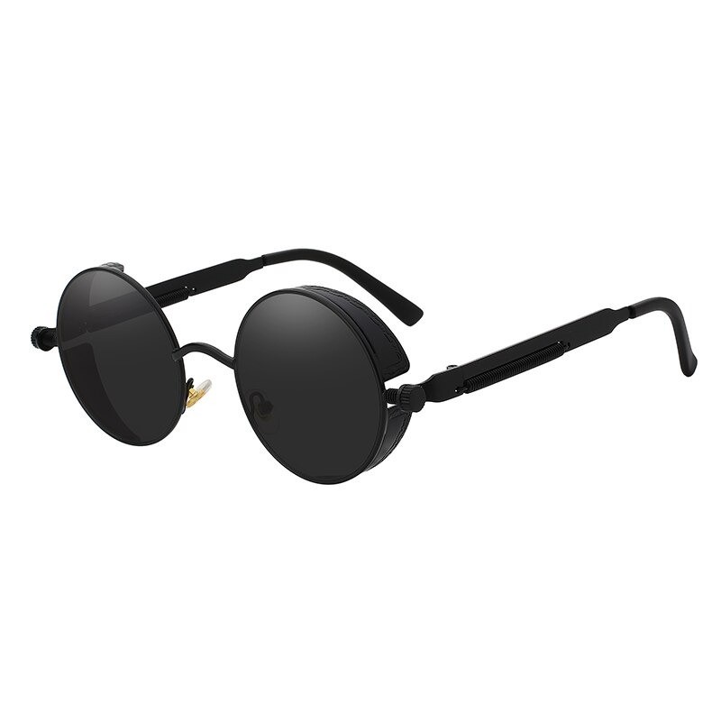 Round metal sunglasses - steampunk / gothic style - UV400 - unisexSunglasses