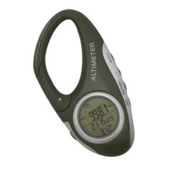 Digital LCD display compass - barometer - with carabinerKeyrings