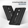 TISHRIC - SSD / HDD-fodral - externt hölje - 2,5 tum SATA till USB 3.0 / USB 2.0