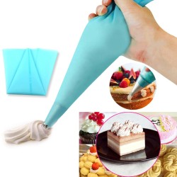 Silicone piping bag - reusable - cream / pastry / icing - 30 cmBakeware