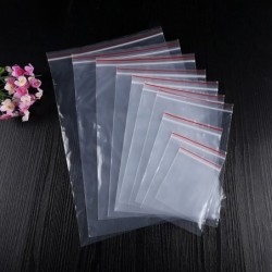 Plastic packaging bags - 5-wire ziplock - reclosable - 100 piecesStorage Bags