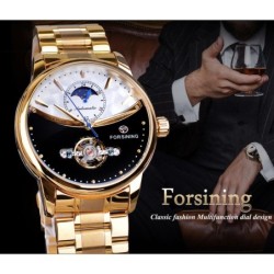 Forsining - automatic mechanical watch - stainless steelWatches