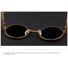 Metal retro round sunglasses - UV400 - unisexSunglasses