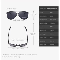 Fashionabla solglasögon för män - polariserade - UV400