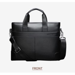 Elegant shoulder business bag - leatherBags