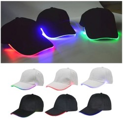 Baseballkeps - justerbar - med LED