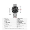 PAGANI DESIGN - stainless steel Quartz watch - waterproof - blackWatches