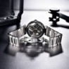 BENYAR - automatic mechanical watch - hollow-out design - stainless steel - whiteWatches