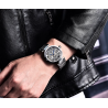 BENYAR - automatic mechanical watch - hollow-out design - stainless steel - whiteWatches