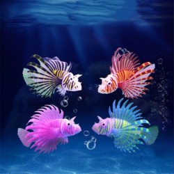 Silicone luminous lionfish - glow in dark - aquarium decorationDecorations