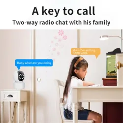 Trådlös kamera - babyvakt - automatisk spårning - tvåvägsljud - 5G IP - WiFi - 720P