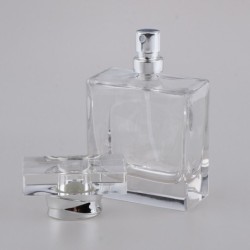 Parfymflaska i glas - tom behållare - med atomizer - 50 ml
