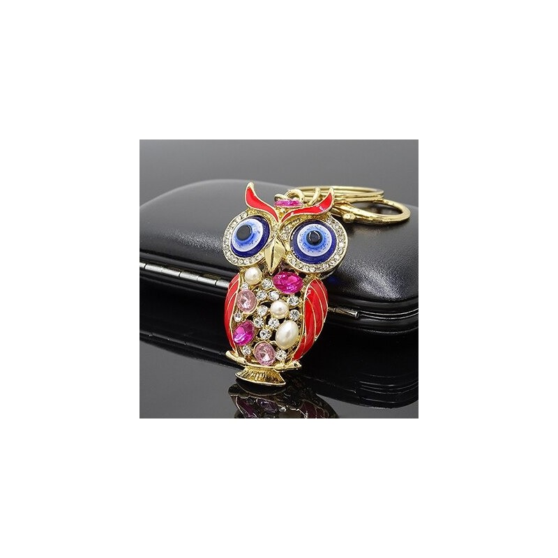 Crystal owl keychainKeyrings