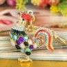 Crystal rooster keychainKeyrings