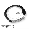 Läderarmband - inspirerande budskap - unisex