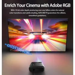 AUN AKEY9S - LED HD-projektor - Android - Bluetooth - WIFI - 4K - 1080P