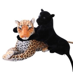 Mjuk plyschleksak - leopard - tiger - jaguar