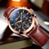 CHENXI - sports Quartz watch - waterproof - leather strap - brown / blackWatches