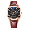 CHENXI - sports Quartz watch - waterproof - leather strap - brown / blackWatches