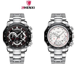 CHENXI - luxury Quartz watch - luminous - waterproof - stainless steel